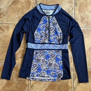 Athleta long sleeve swim top